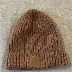 ALO Yoga Tan Ribbed Beanie